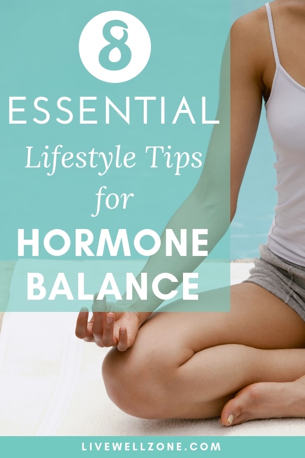 infographic for natural hormone balance