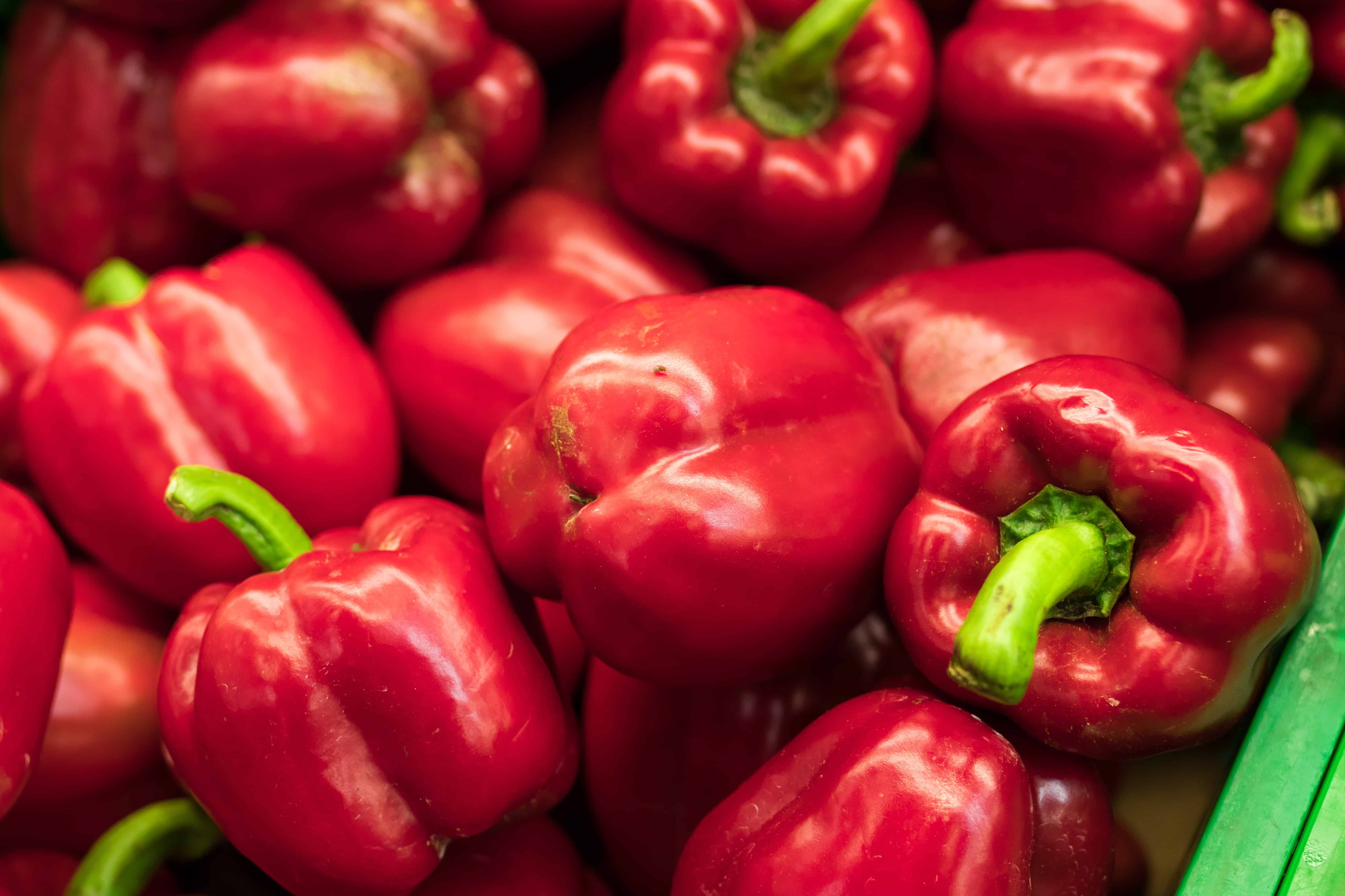 red bell peppers