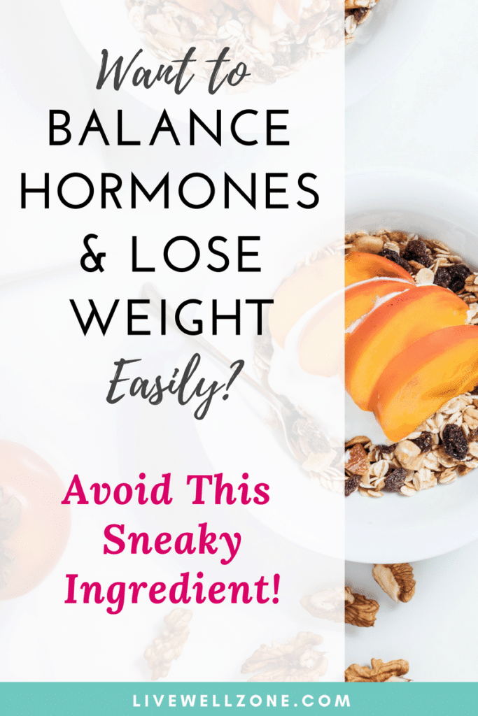 lose weight easily balance hormones msg