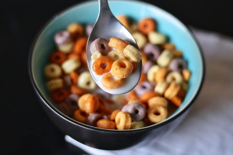 pms symptoms bowl of cereal