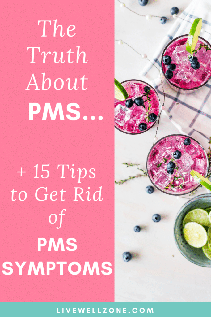 the truth about PMS and tips to get rid of pms symptoms smoothies