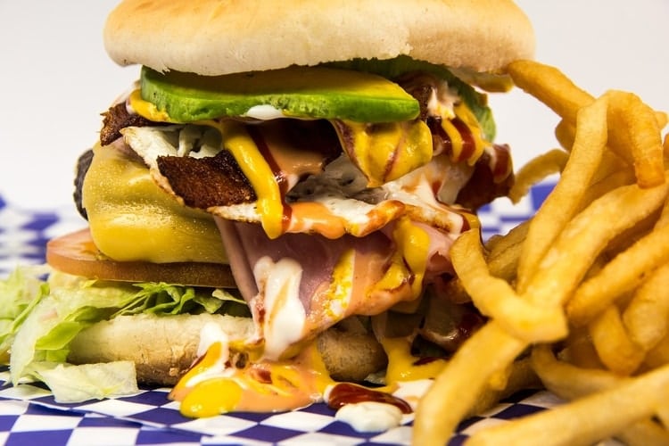 get back on track with weight loss burger and fries