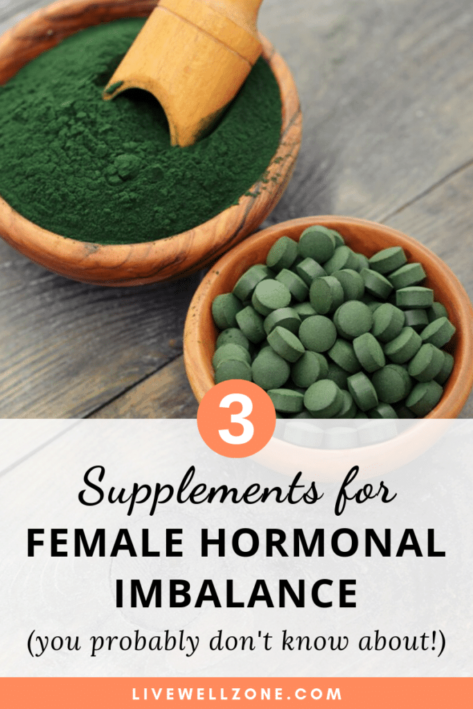 supplements for female hormonal imbalance spirulina powder and pills