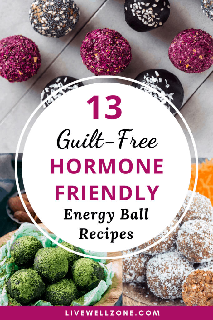 hormone friendly energy ball recipes purple collage