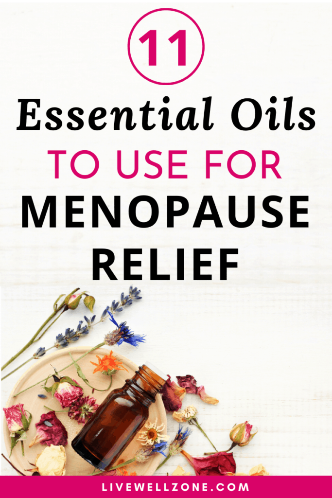 essential oils for menopause rose pin