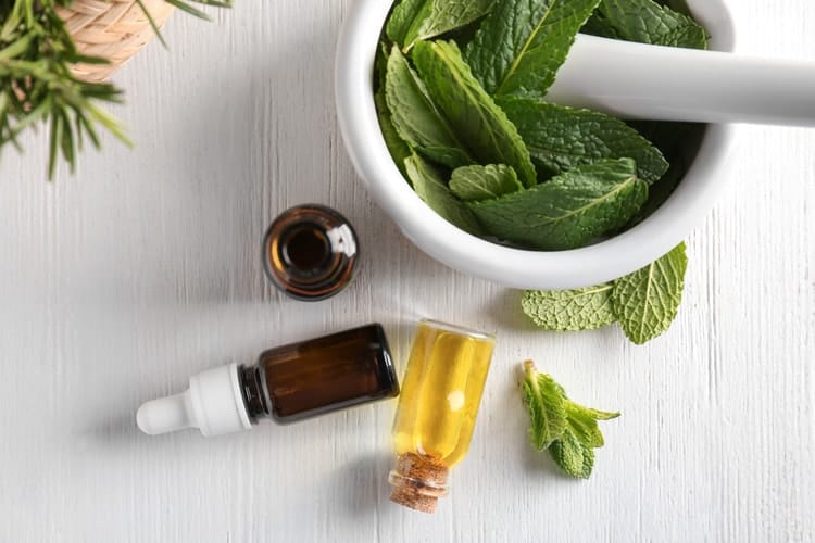 best menopause essential oils peppermint