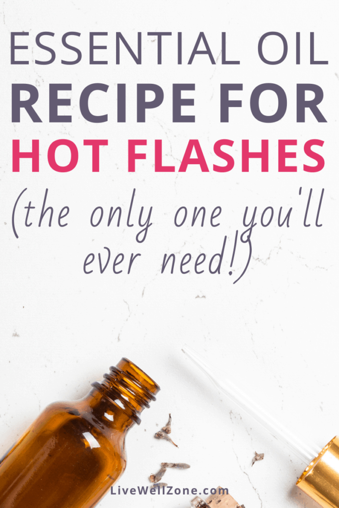 essential oil roller recipe for hot flashes dropper