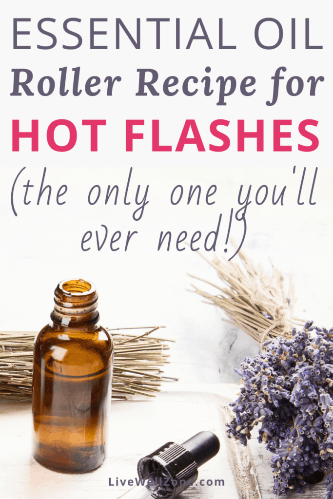 essential oil roller recipe for hot flashes pin lavender