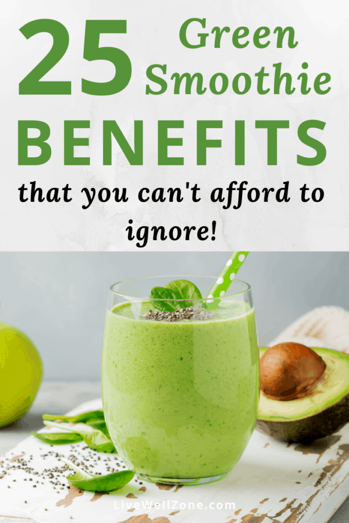green smoothie benefits spinach avocado