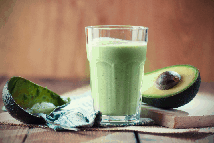 green smoothies avocado