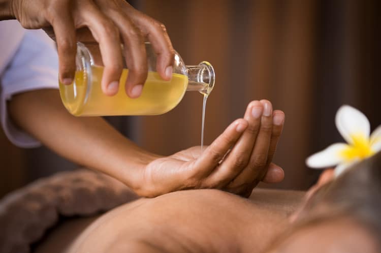 how to use essential oils for nausea massage