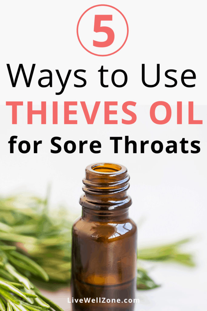 thieves oil for sore throat rosemary pin