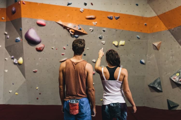 unusual self care ideas indoor rock climbing