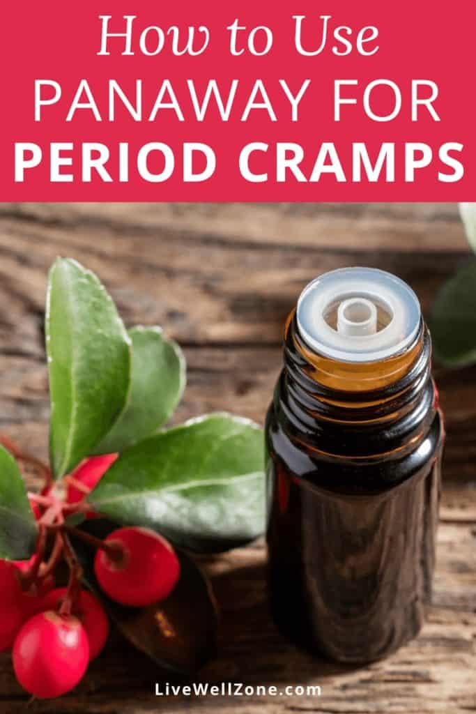 how to use panaway for menstrual cramps twig and bottle