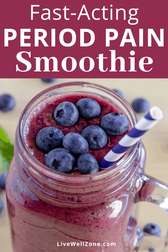 best smoothie for period cramps pin