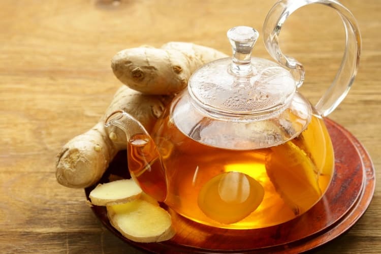 teas to drink for period cramps ginger