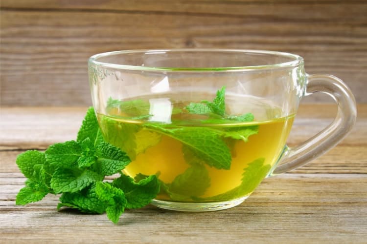 teas to drink for period cramps peppermint