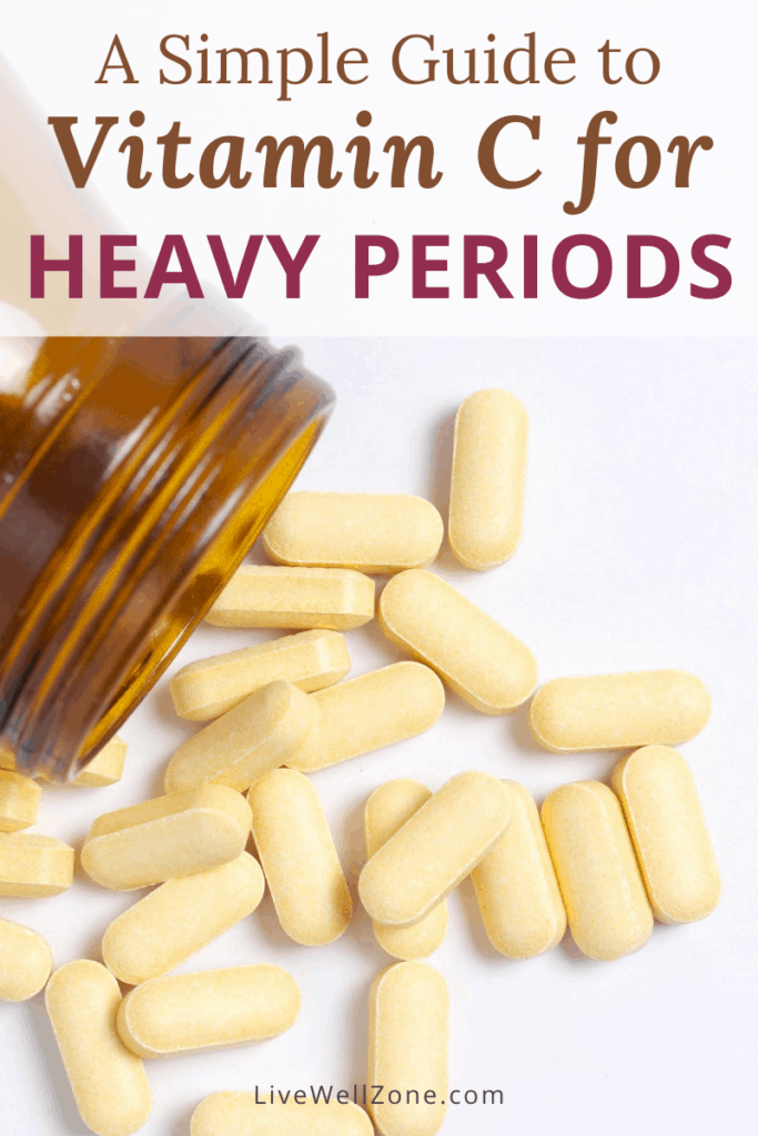 vitamin c for heavy menstrual bleeding pin with tablets