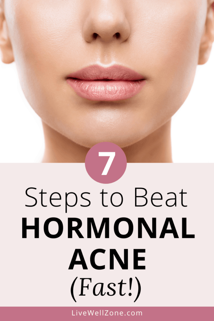 how to get rid of hormonal acne naturally pin clear skin