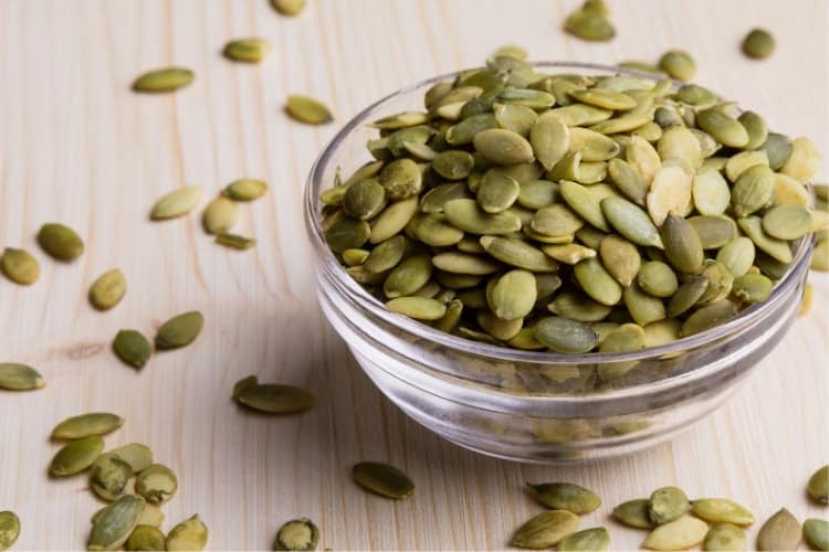 get better sleep with menstrual cramps zinc pumpkin seeds