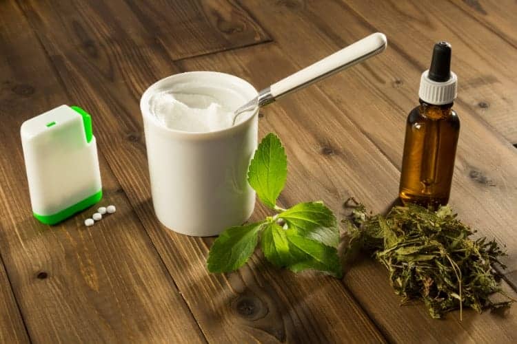 green leaf stevia vs stevia sweeteners for acne