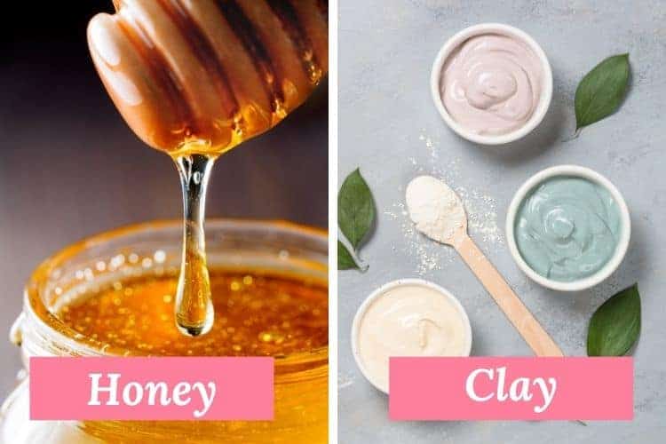 honey mask vs clay mask