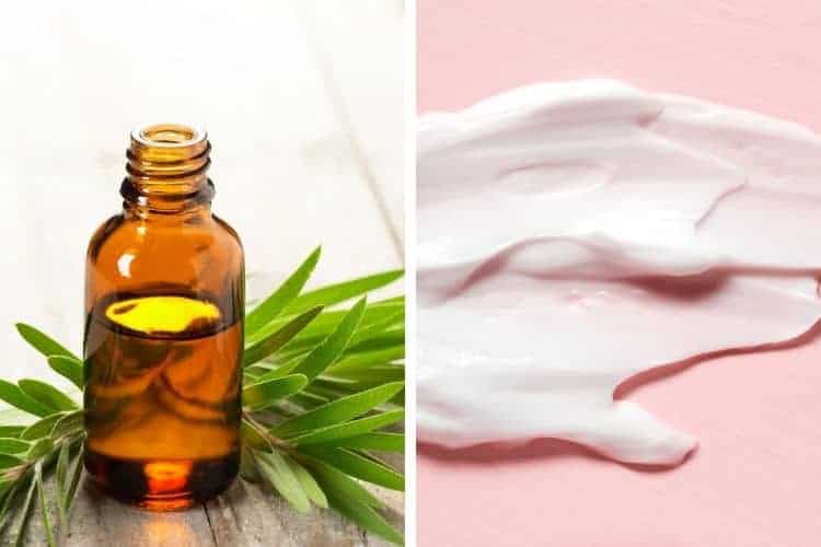 use tea tree oil and benzoyl peroxide together