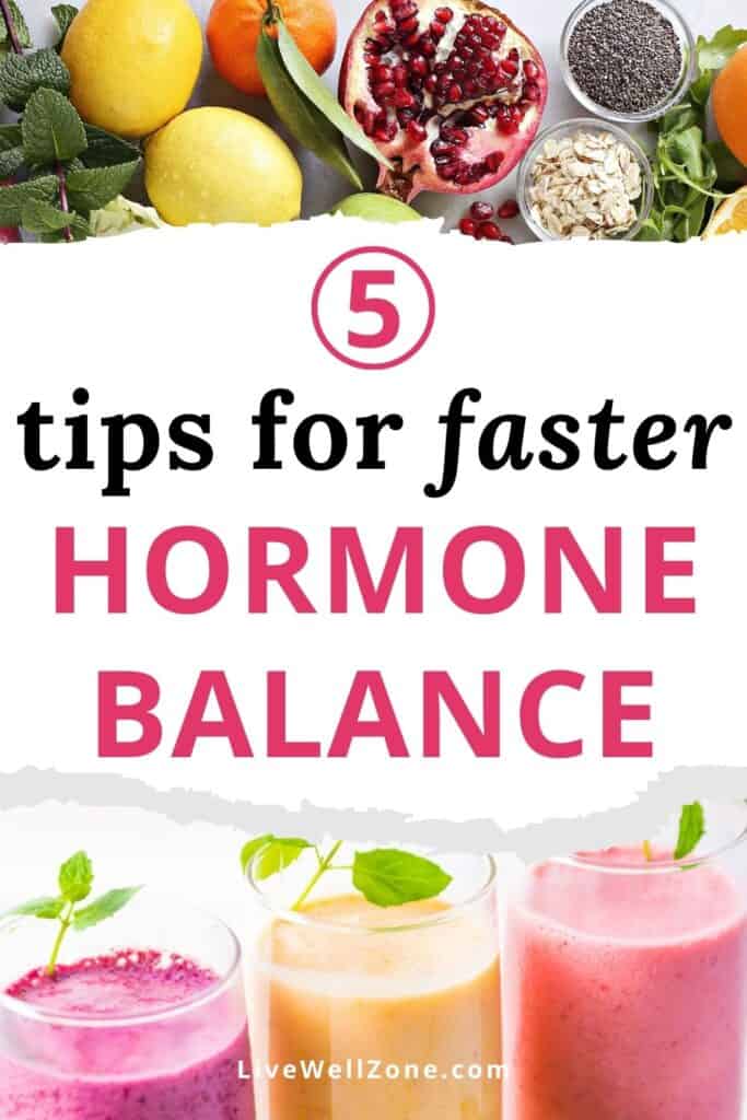 pin - how can I balance my hormones in a week