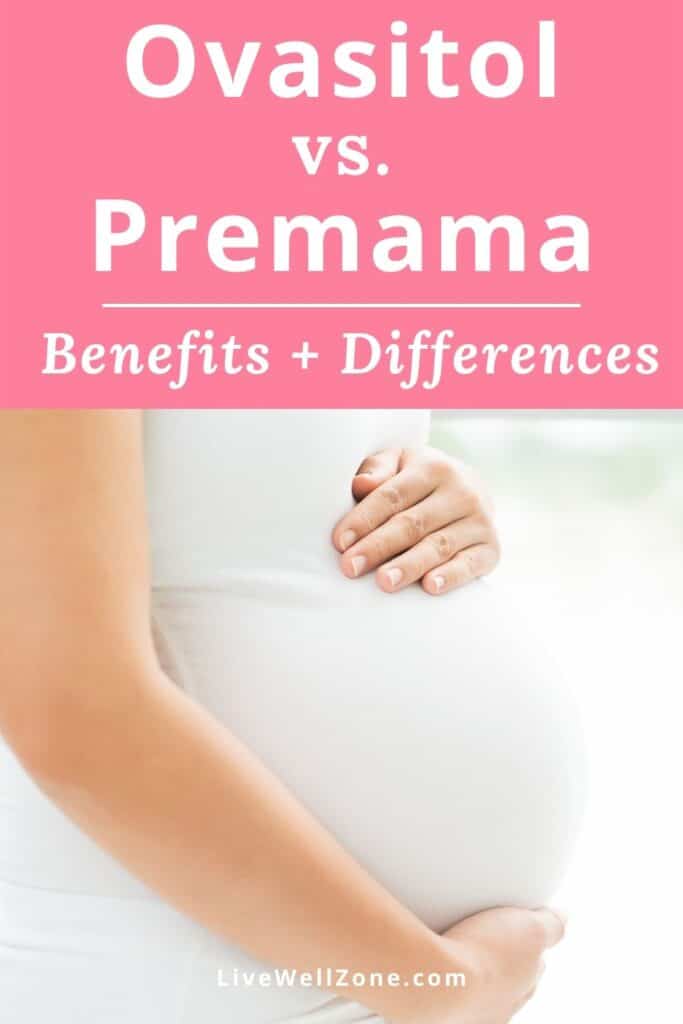 pin - premama vs ovasitol