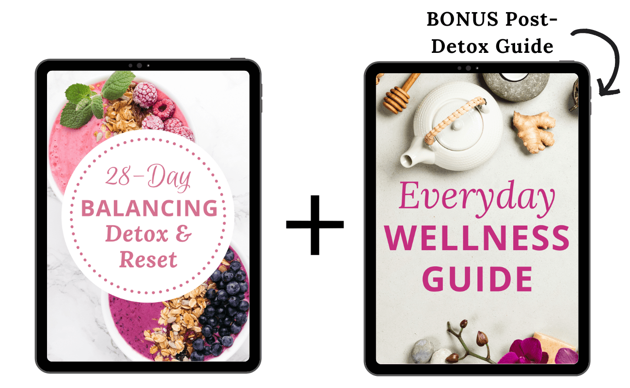 cover images for detox and wellness guide