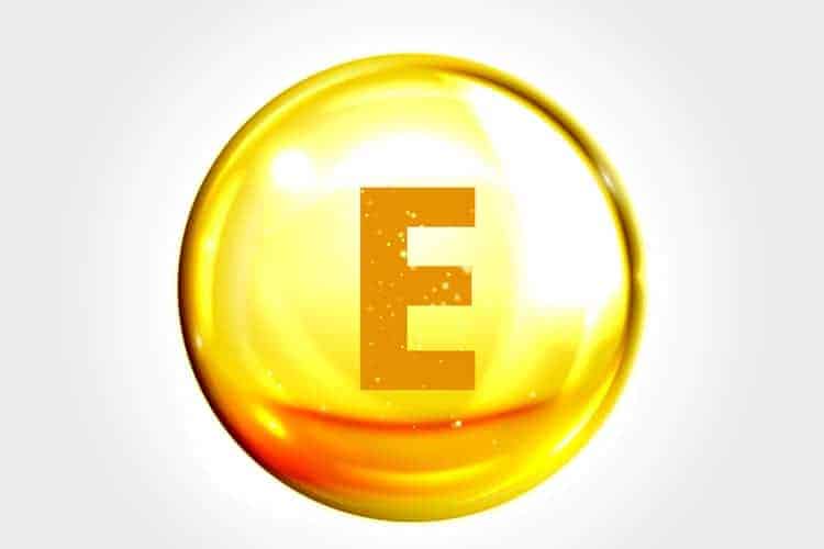 oil droplet containing the letter E