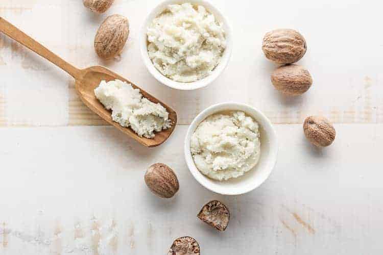 shea butter and nuts
