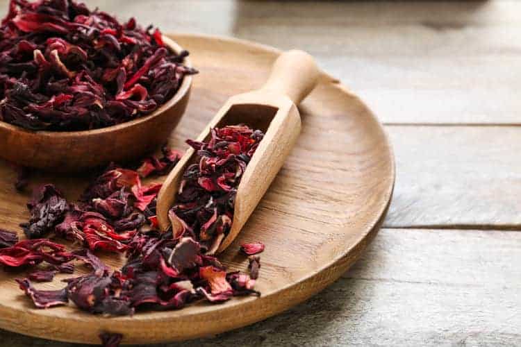 dried hibiscus flowers