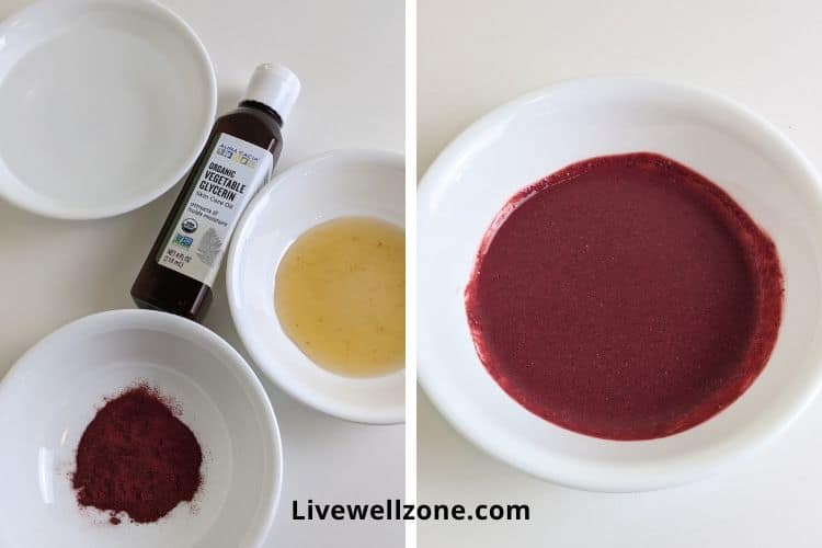 beetroot honey and clay mask after facial steam