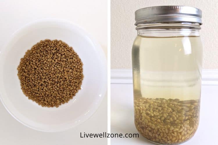 drinks that help clear the skin - fenugreek water