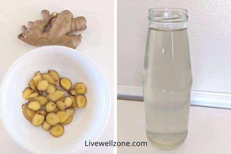 healthy drinks for clear skin - ginger tea