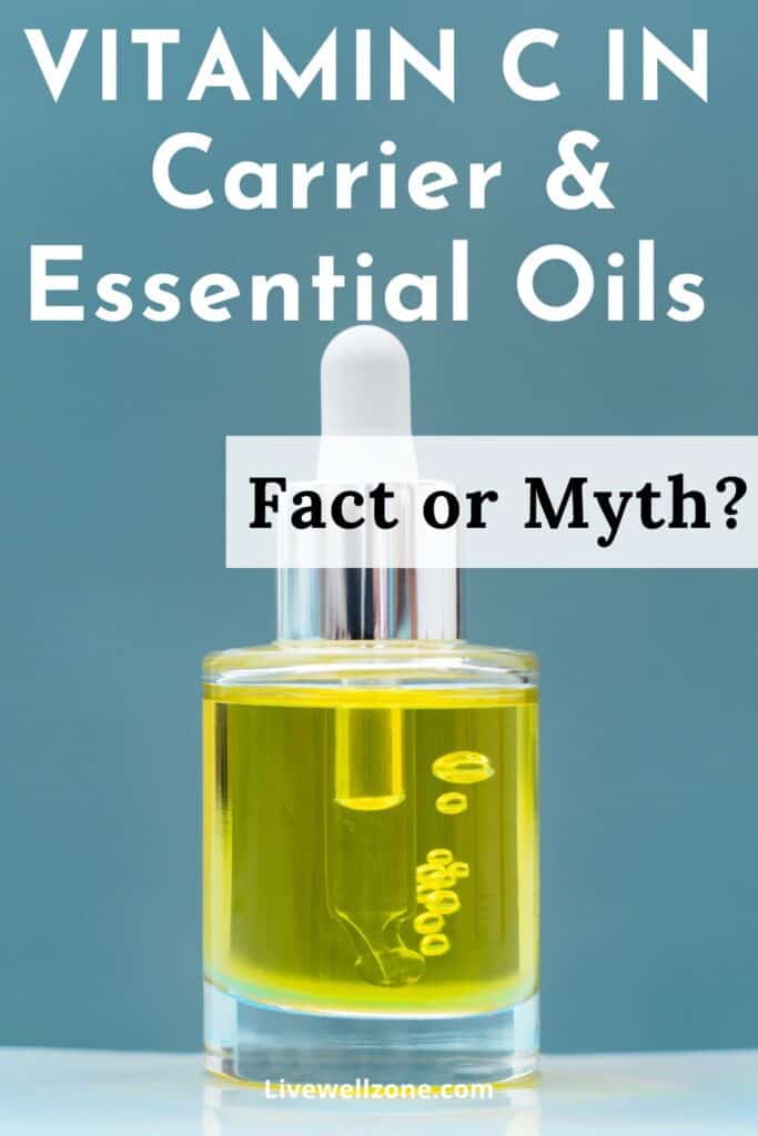 pin for essential and carrier oils that contain vitamin c