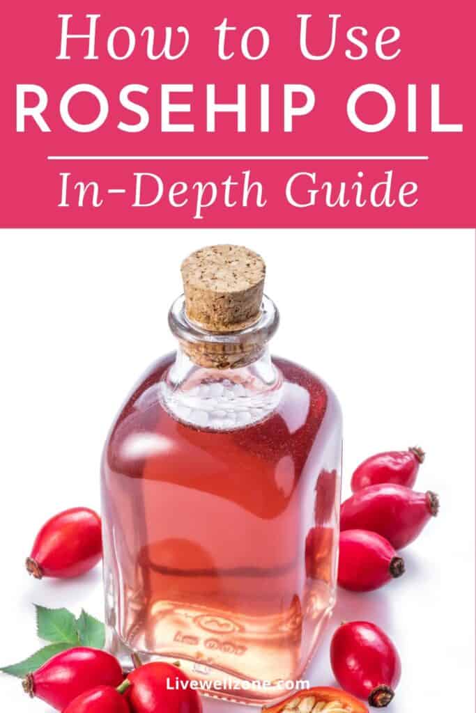 pin for how to add rosehip oil to skincare routine