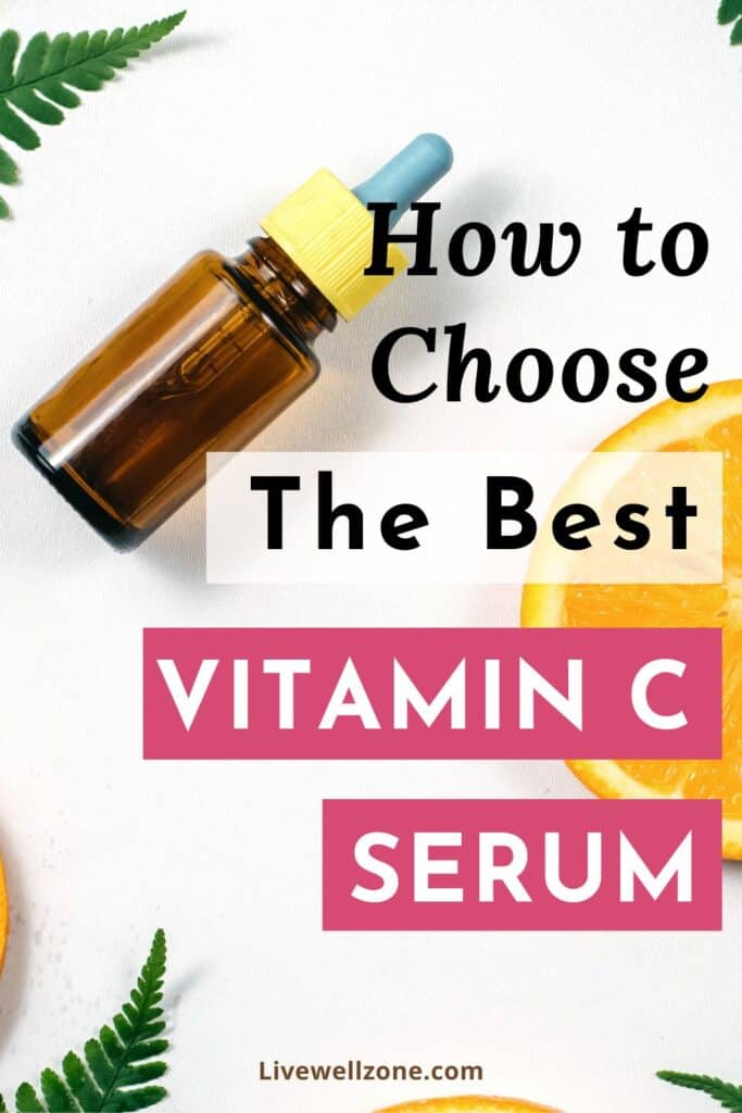 pin for how to choose the best vitamin c serum