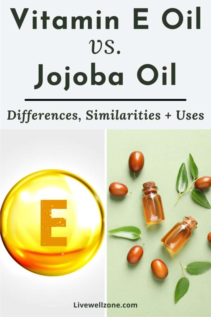 pin for vitamin e vs jojoba oil