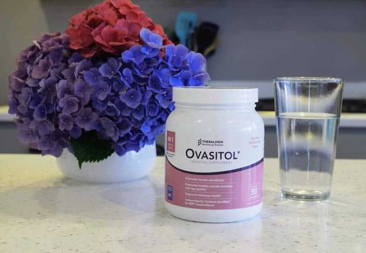 container of ovasitol - inositol supplement