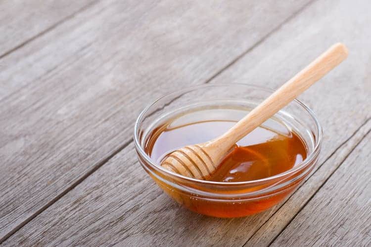 honey in a bowl