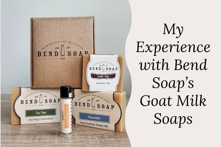 banner for goat milk soap review